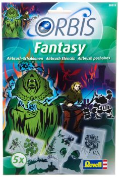 REV30212 - Set de 5 pochoirs Fantasy