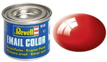 REV32131 - Peinture émail rouge feu brillant 14ml