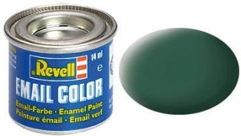 REV32139 - Peinture émail vert foncé mat 14ml