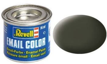 REV32142 - Peinture émail vert olive mat 14ml