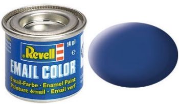REV32156 - Peinture émail bleu mat 14ml