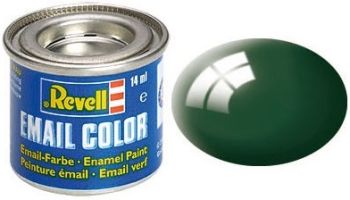 REV32162 - Peinture émail vert foncé brillant 14ml