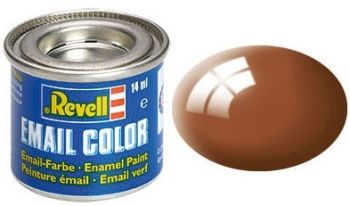 REV32180 - Peinture émail brun brillant 14ml