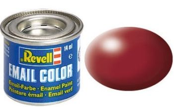 REV32331 - Peinture émail rouge bordeau satiné 14ml