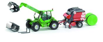ROS70523.4 - MERLO Multifarmer avec Presse FERABOLI et accessoires