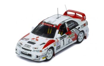 IXORAC393LQ - MITSUBISHI Lancer EVO IV #1 Rac rallye 1997 R.MÄKINEN / S.HARJANNE