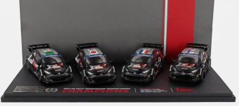 IXORAM966SET.2 - Set de 4 voitures TOYOTA GR Yaris Rally1 Hybrid FIA Champions 2024