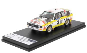 TRORRSE22 - AUDI Sport Quattro #3 4e au rallye de Suède 1985 H.MIKKOLA / A.HERTZ – Limitée à 150 ex.