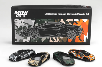 MGTS0026 - Set de 4 modèles LAMBORGHINI Huracan Steratto all-terrain 2025