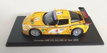 CORVETTE C6R #4 3ème FIA GT 24H SPA 2006 B. Longin/A. Kumpen/M. Hezemans/K. Mollekens