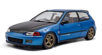 SOL1810406 - HONDA Civic EG6 1991 Bleu Cobalt nacré - Solido Works