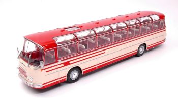 IXOBUS009 - Bus SETRA S14 1966 rouge et beige
