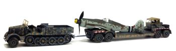 SOL7200201 - FAMO SD.KFZ. 9 avec remorque AH116, Fuselage MESSERSCHMITT BF109 - ALLEMAGNE 1945