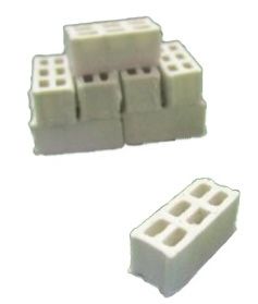 UM167_10 - 10 parpaings miniatures dimension 1.5 x 0.6 x 0.6 cm