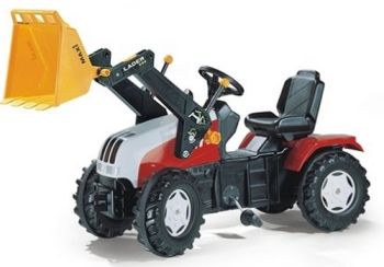 ROL048311 - Tracteur à pédales STEYR CVT 170 avec chargeur - 3/7ans