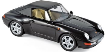 NOREV187595 - PORSCHE 911 Cabriolet  Noir 1994