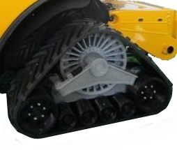 UM163NN - Train de chenilles en kit 28mm noir/noir