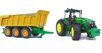 BRU1173 - JOHN DEERE 7930 et benne JOSKIN