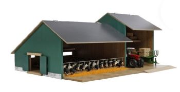 Stabulation avec compartiment de stockage 55x72x32 cm