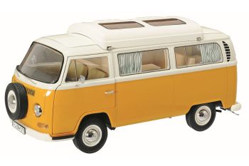 SCH187 - VW T2a campeur, blanc-orange