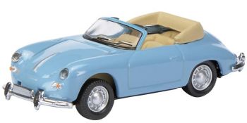 SCH26278 - PORSCHE 356 cabriolet bleu