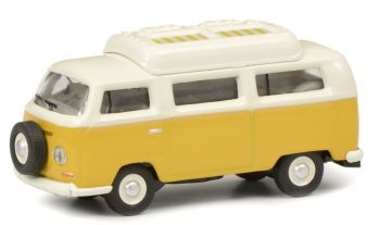 SCH26444 - VOLKSWAGEN T2 camper jaune et blanc