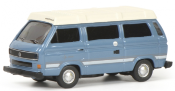 SCH26445 - VOLKSWAGEN T3 Joker camping car bleu toit blanc