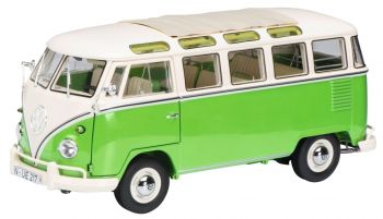 SCH286 - VW T1b Samba , Vert et Beige