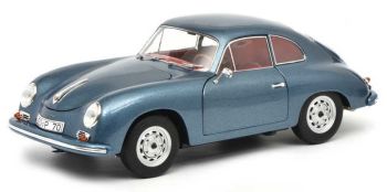 SCH312 - PORSCHE 356A Carrera coupé bleue métallisée Edition 70 ans PORSCHE limitée à 777 exemplaires
