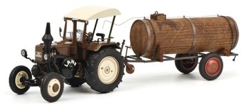 SCH7699 - LANZ BULLDOG marron avec tonne