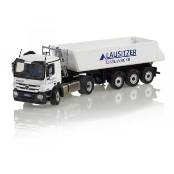 CON72202/04 - MERCEDES-BENZ Actros MP03 avec benne 3 essieux SCHMITZ CARGOBULL LAUSITZER GRAUWACKE