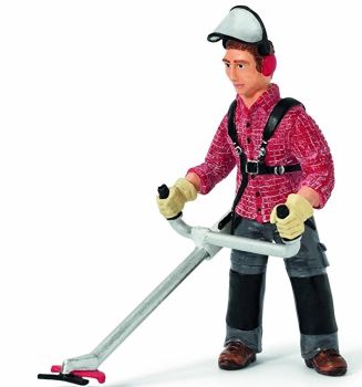 SHL13458 - Ouvrier avec débroussailleuse