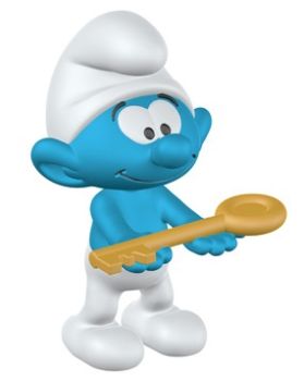 SHL20795 - Schtroumpf avec Clé