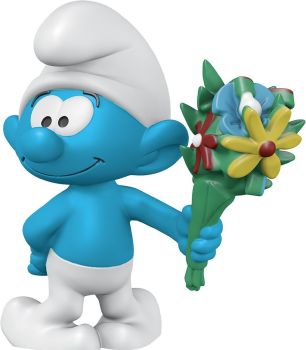 SHL20798 - Schtroumpf avec bouquet de fleurs