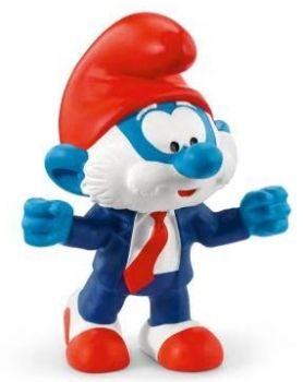 SHL20804 - Grand Schtroumpf entraîneur de Football