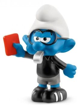 SHL20809 - Schtroumpf arbitre de football