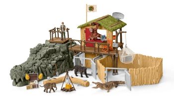 SHL42350 - Station de Recherche Croco Dans Jungle