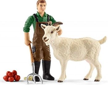 SHL42375 - Fermier avec chèvre