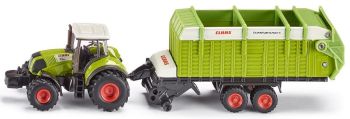 SIK1846 - CLAAS Axion avec autochargeuse CLAAS Quantum Ech:1/87
