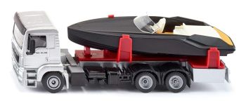 SIK2715 - MAN LKW 6x2 porteur avec bateau