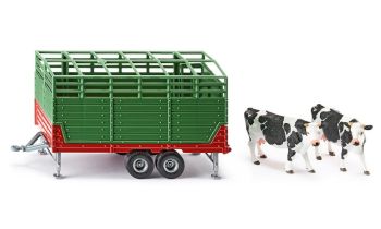 SIK2875 - Remorque bétaillère avec 2 vaches
