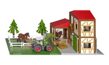 SIK5609 - Écurie avec chevaux et accessoires