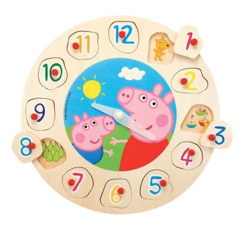 SIM100007216009 - Horloge puzzle PEPPA PIG