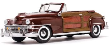 SUN6143 - CHRYSLER Town and Country cabriolet 1949 marron porte imitation bois