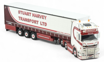 TEK86273 - SCANIA S Highline 6x4 avec remorque 3 essieux STUART HARVEY TRANSPORT