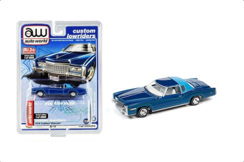 AWCP7720 - CADILLAC Eldorado de 1975 bleu métallique