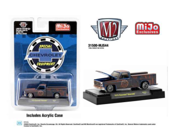 M2M-31500MJS44 - CHEVROLET Silverado 1975 bleu