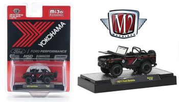M2M-31500MJS35 - FORD Bronco Yokohama 1971 noir et rouge