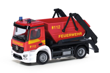 HER098250 - MERCEDES BENZ Actros S avec benne déposable AK12 Pompiers