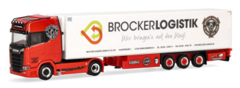 HER959025 - SCANIA CS 20 4x2 avec remorque 3 essieux BROCKER